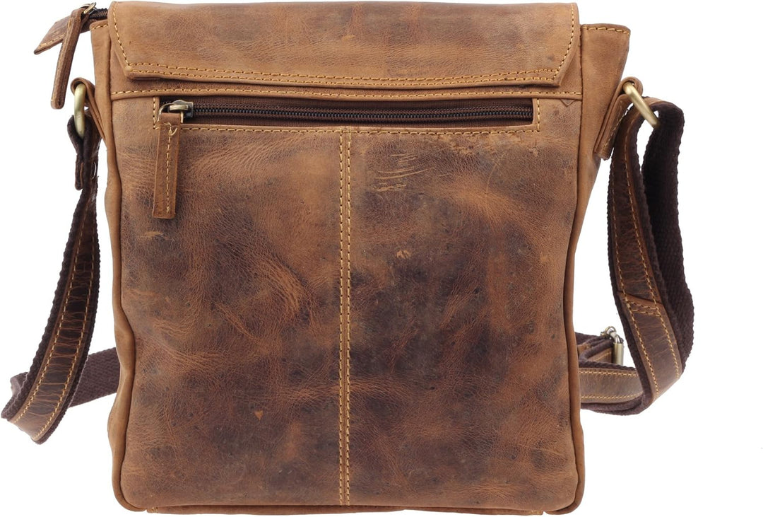 Green Burry Vintage Original Vintage Shoulderbag small 1636, Umhängetasche Braun, Braun