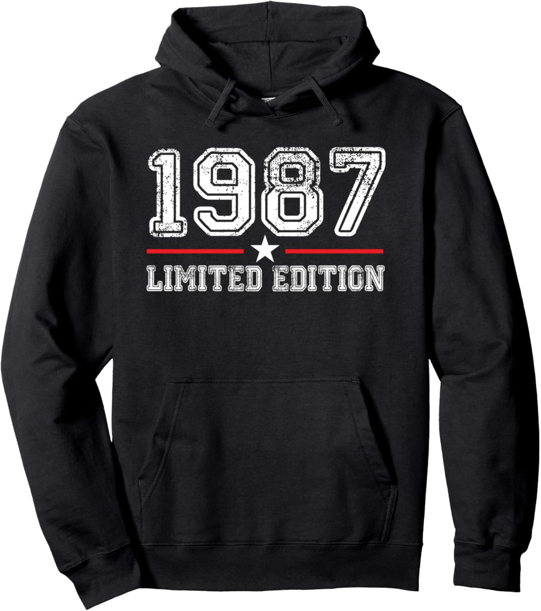 37. Geburtstag Mann Frau 37 Jahre 1987 Deko Lustig Geschenk Pullover Hoodie