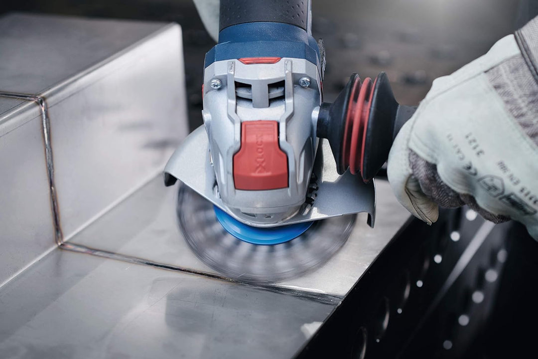 Bosch WBX418 10,4 cm Raddurchmesser X-LOCK Dorn gehärteter Stahl gepresst Draht Rad 4-1/2 In. Karbon