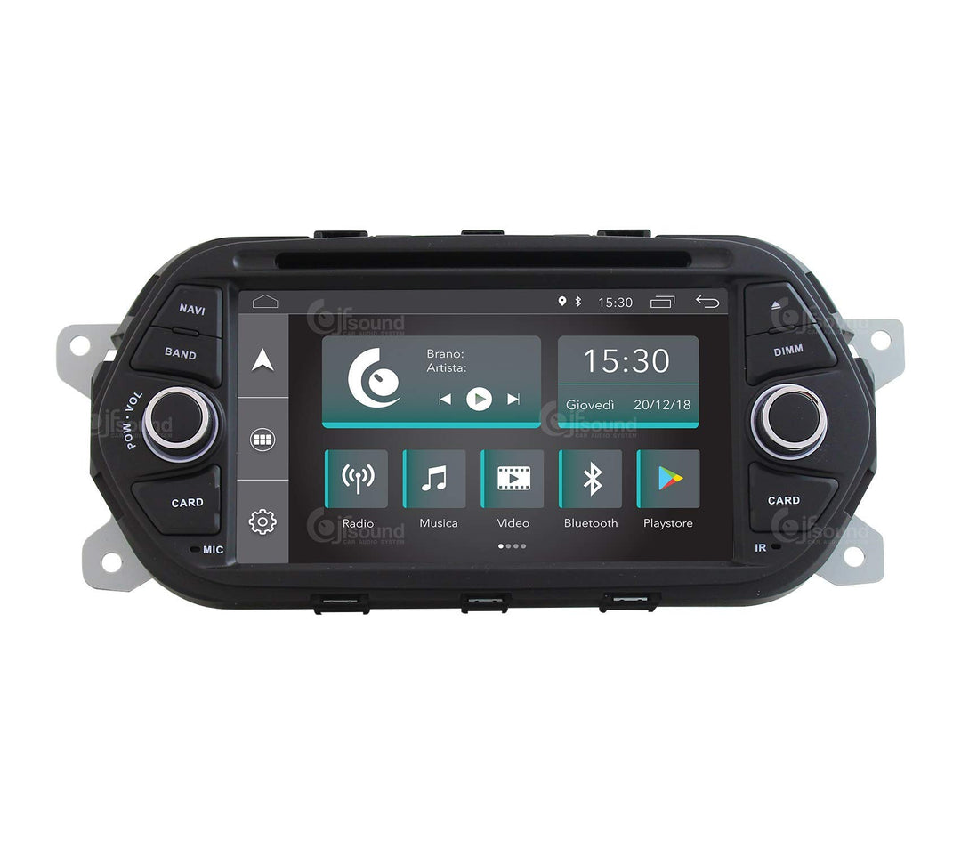 Costum fit Autoradio für FIAT Tipo Android GPS Bluetooth WiFi Dab USB Full HD Touchscreen Display 7"