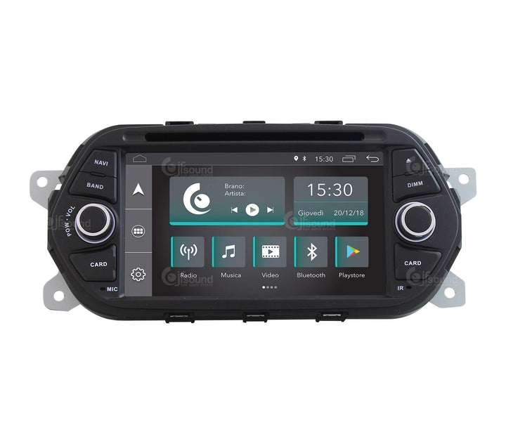 Costum fit Autoradio für FIAT Tipo Android GPS Bluetooth WiFi Dab USB Full HD Touchscreen Display 7"