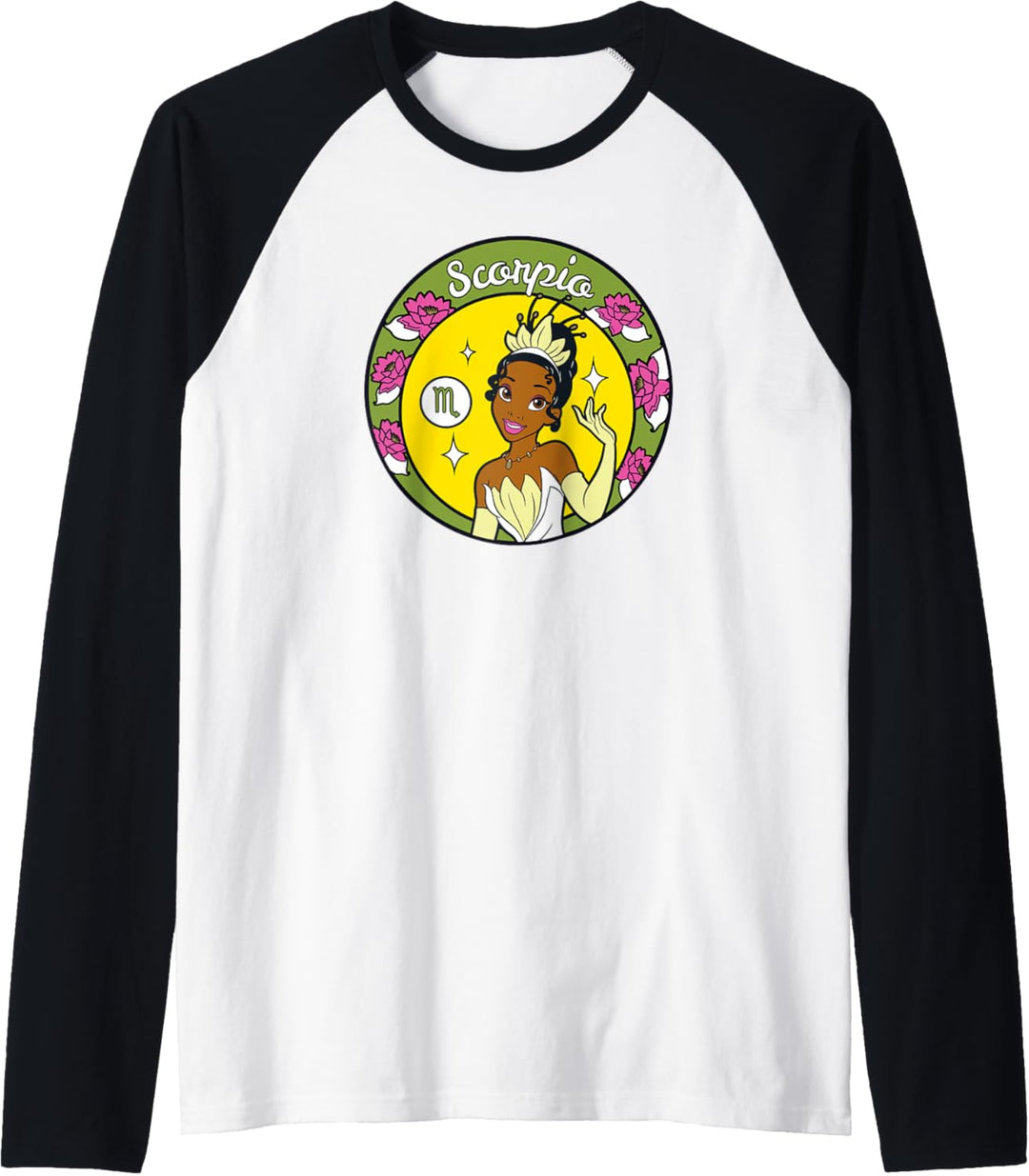 Disney Princess Tiana Scorpio Zodiac Raglan