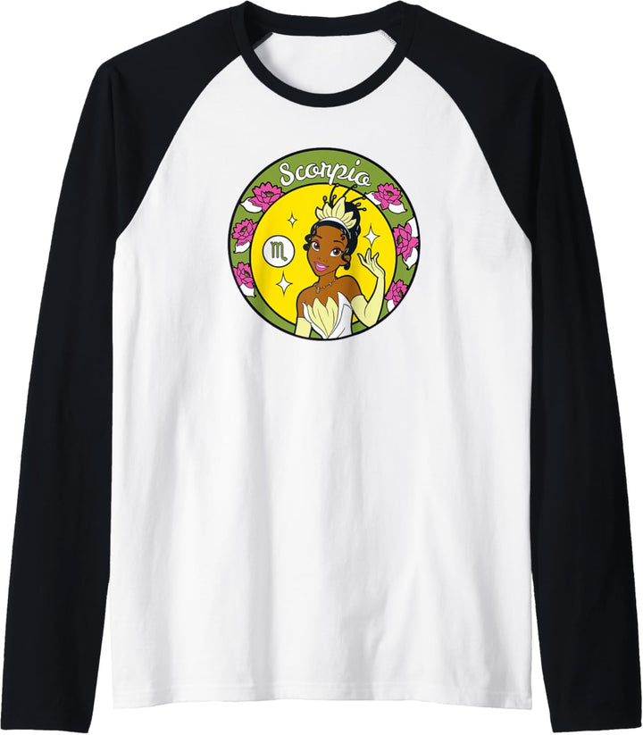 Disney Princess Tiana Scorpio Zodiac Raglan