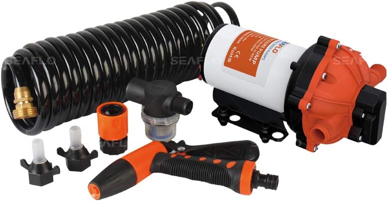 Seaflo Waschpumpenset Serie 55-12 V DC, 5,5 GPM, 70 PSI