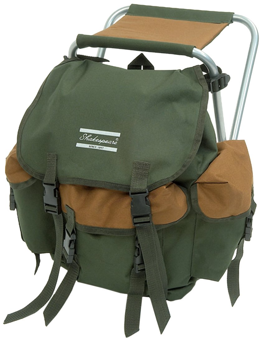 Shakespeare Folding Angelstuhl mit Rucksack, Mit Rucksack