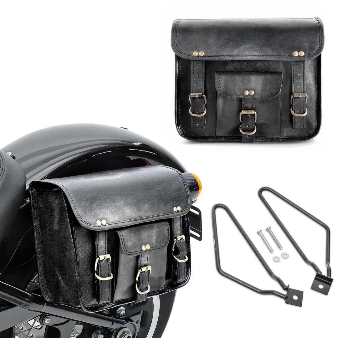 Satteltaschen SVS + Halter für Kawasaki Vulcan S / Café