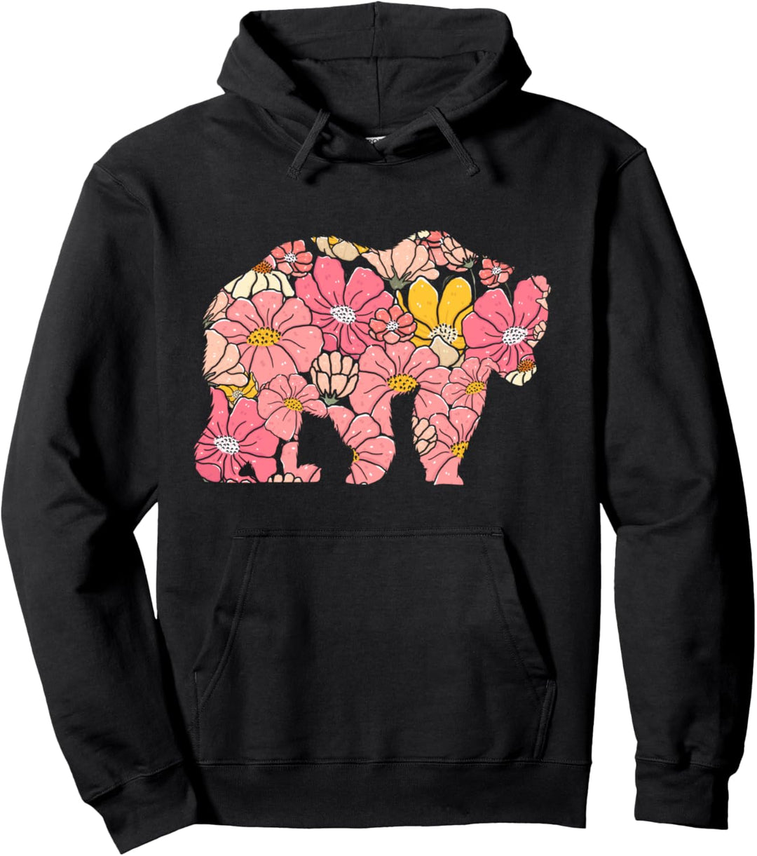 Tier des Waldes Geschenk Grizzlybär Vintage Bär Pullover Hoodie