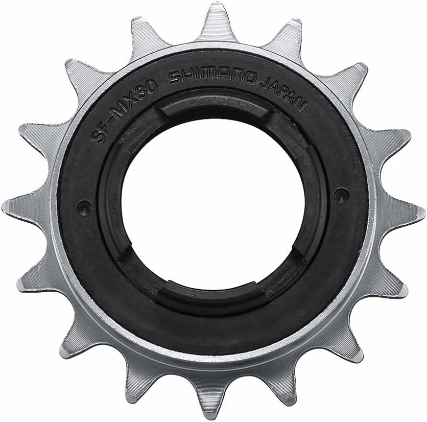SHIMANO Herren Dx BMX Single Speed Freilaufritzel 16 Teeth Silber - silberfarben, 16 Teeth Silber -