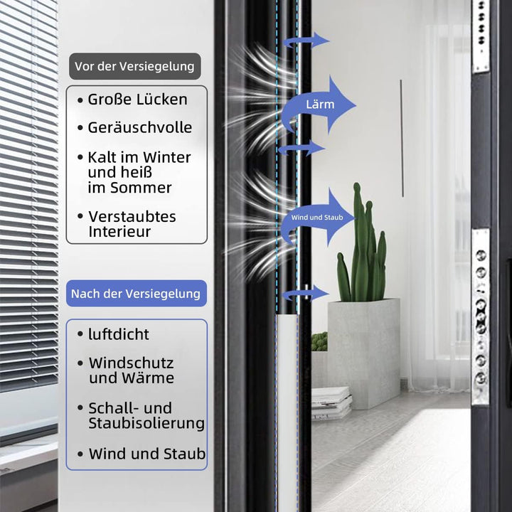 Türdichtung Dichtungsband Selbstklebend,Dichtung Türrahmen Flexibel,Gummidichtung Abdichtungsband Wa