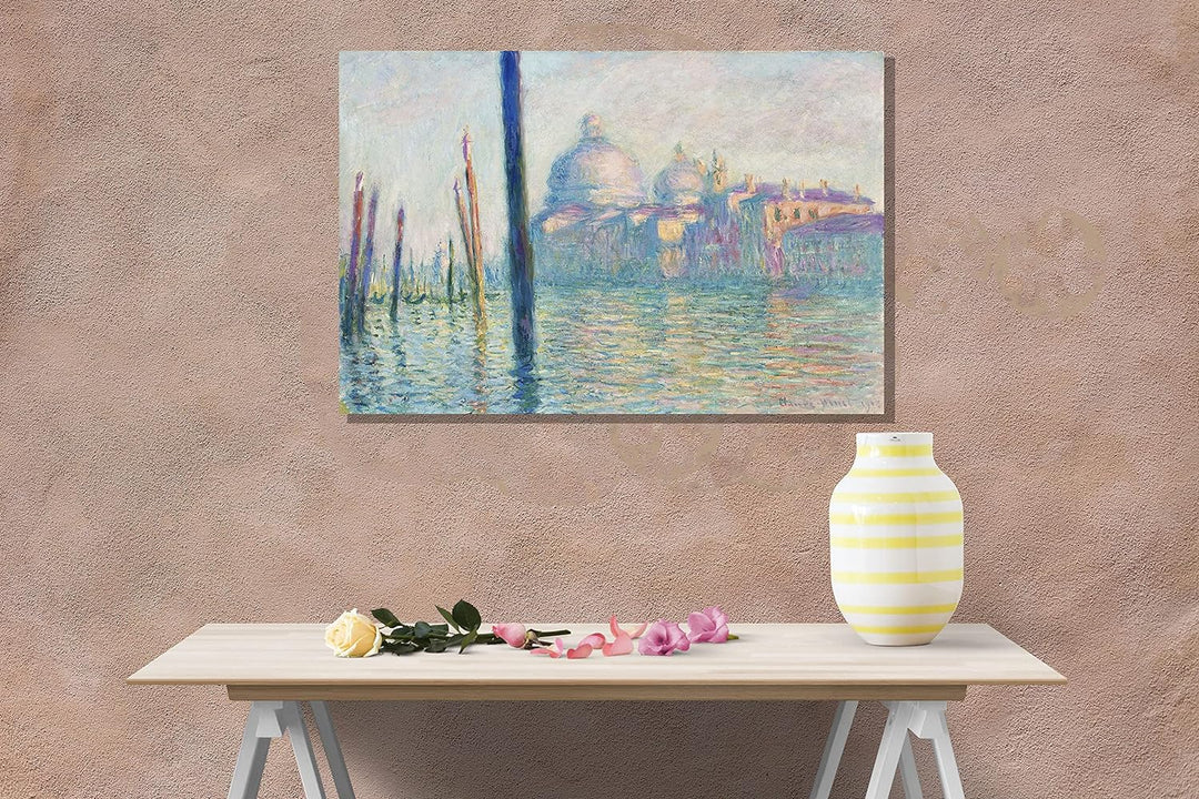 Le Grand Canal von Claude Monet Leinwandbilder, gerahmt, 86 x 61 cm