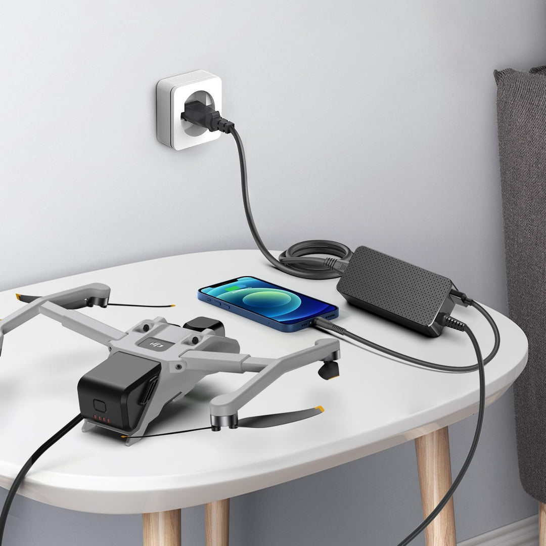 KFD PD 65W USB C Ladegerät Netzteil für DJI Avata Mini 2 SE, 4 Pro 3 Pro Air 3 2S Mavic 3 Classic Ci