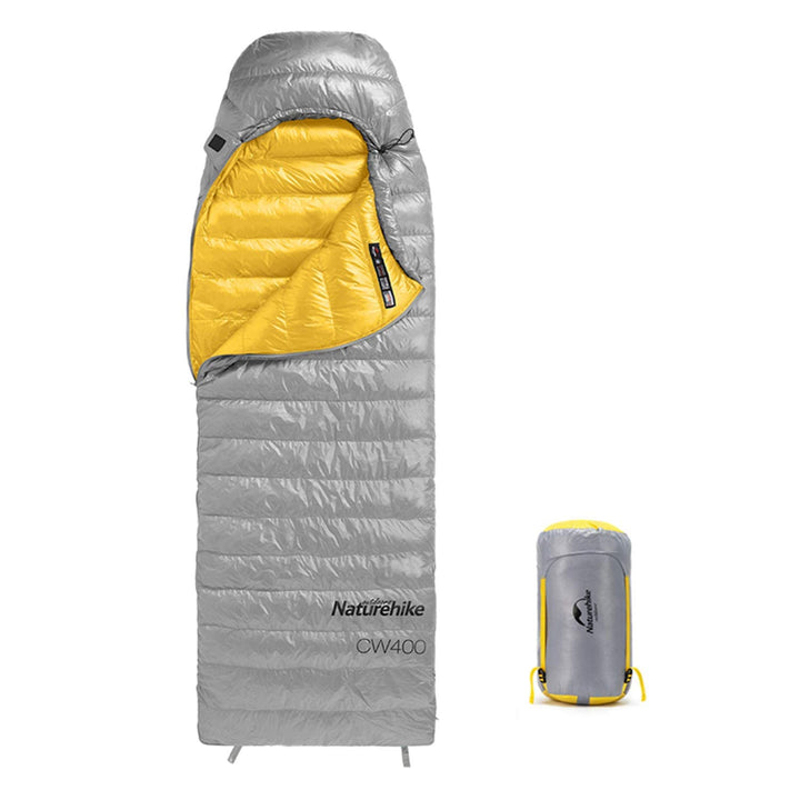 Naturehike Daunenschlafsack Ultraleichte Tragbare Kompackte Winter Schlafsack 4 Jahreszeiten für Erw