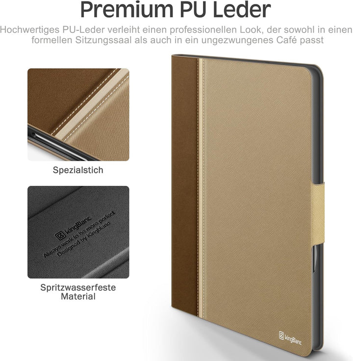 KingBlanc Hülle für iPad mini 7 (A17 Pro), iPad mini 7./6. Generation (2024/2021 8,3 Zoll) mit Penci