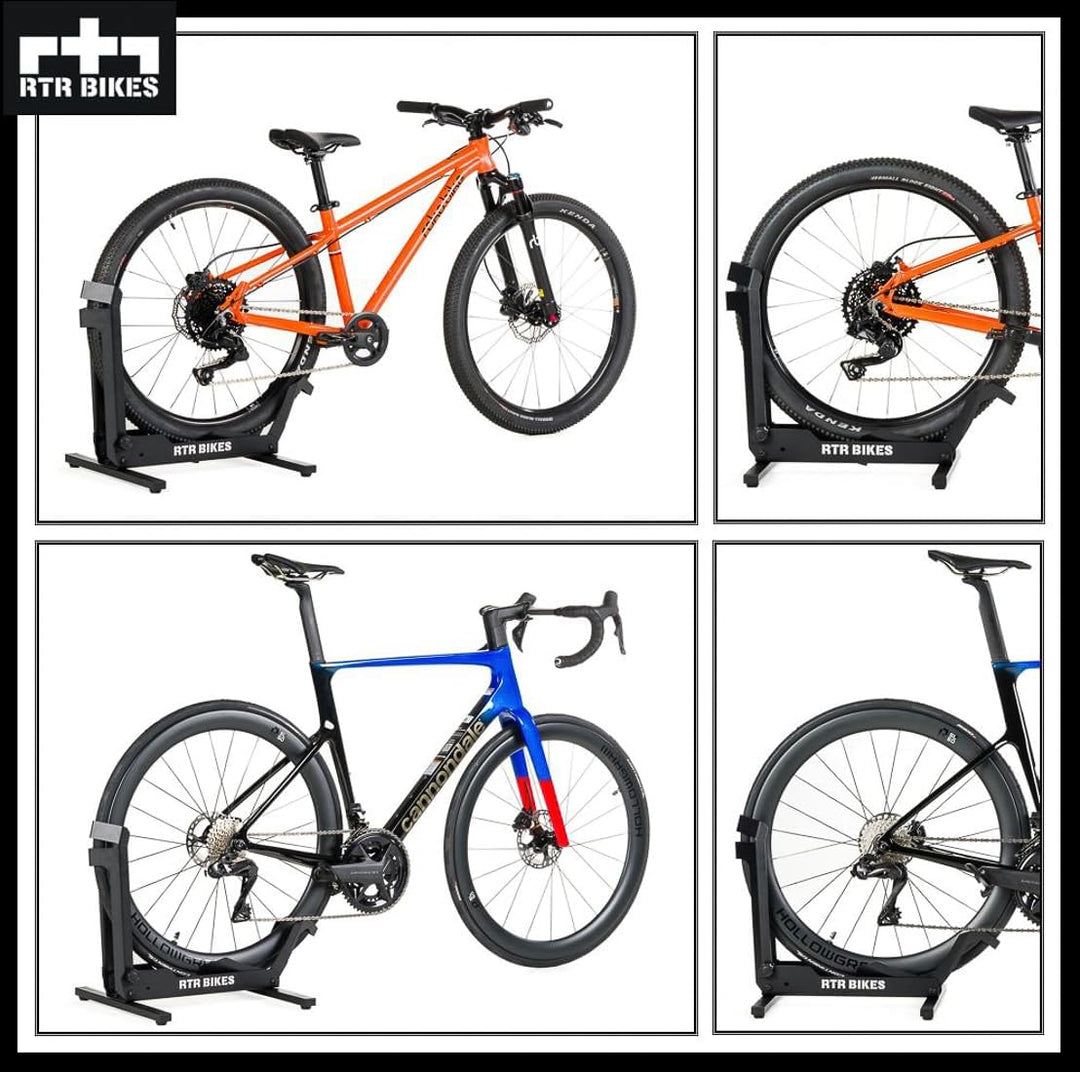 RTR BIKES Brutus Professional Freistehender Fahrradständer ohne Befestigung - Ideal für Ihre Garage,