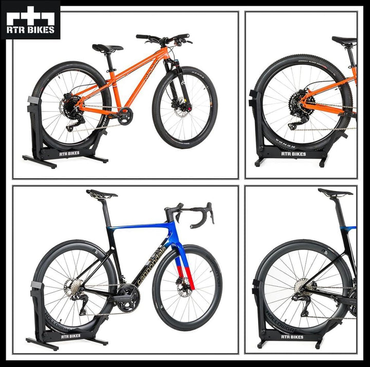 RTR BIKES Brutus Professional Freistehender Fahrradständer ohne Befestigung - Ideal für Ihre Garage,