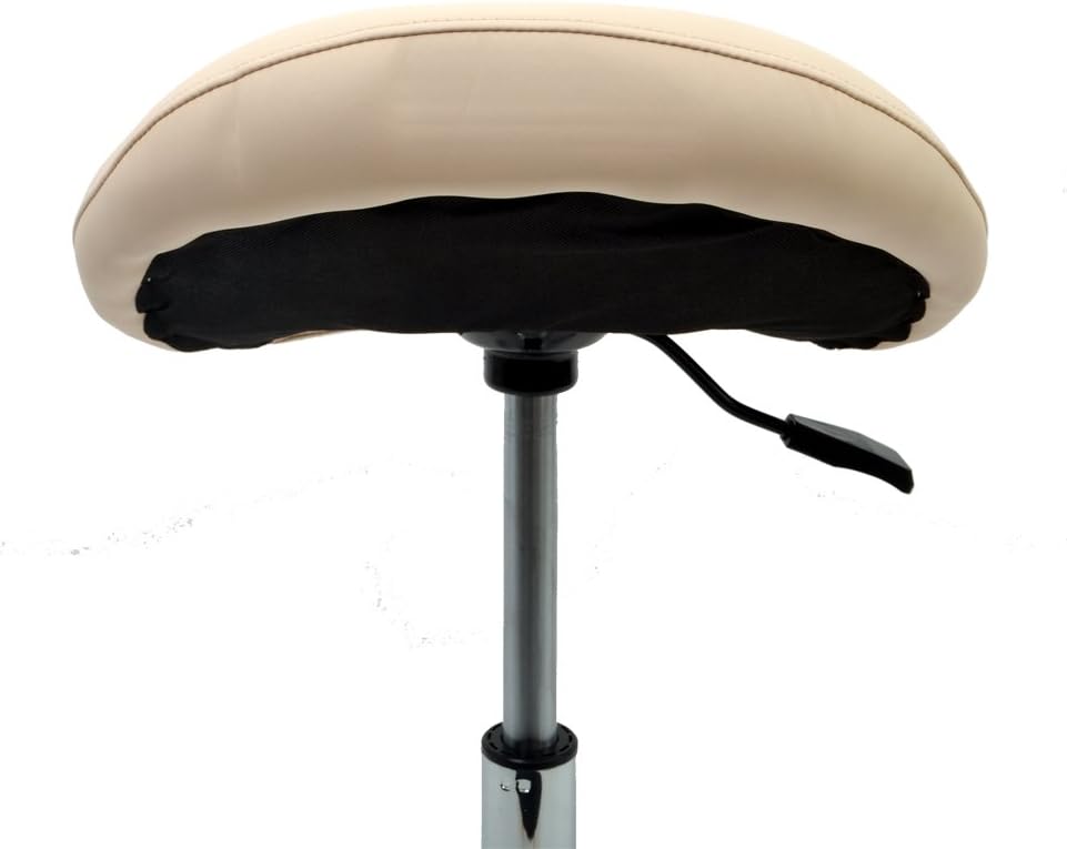 Promafit Sattelhocker/Sattelstuhl mit Gummirollen für alle Böden und Metallfuss - ergonomisch - stuf