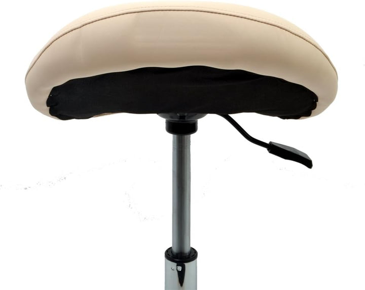 Promafit Sattelhocker/Sattelstuhl mit Gummirollen für alle Böden und Metallfuss - ergonomisch - stuf