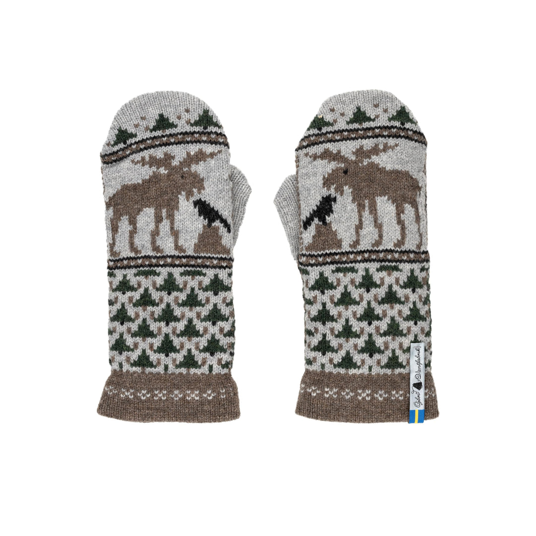 ÖJBRO VANTFABRIK Fäustlinge 4 Lagen 100% Merinowolle versch. Modelle, Grösse S-L (6-11) Handschuhe S