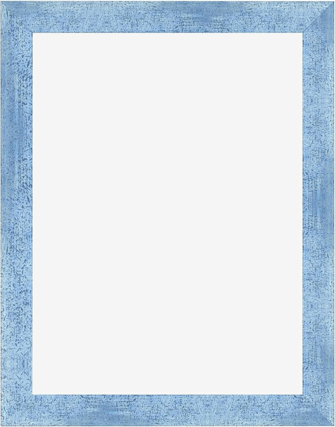 yd. Your Decoration - Bilderrahmen 75x100 cm - Hellblau Gewischt - Bilderrahmen aus MDF mit Acrylgla