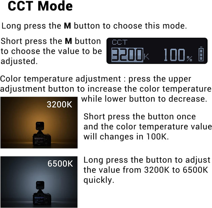 Godox LITEMONS LED6R RGB Videoleuchte, Pocket LED Licht Bicolor 3200K-6500K, CRI 95, 13 Fx Lichteffe