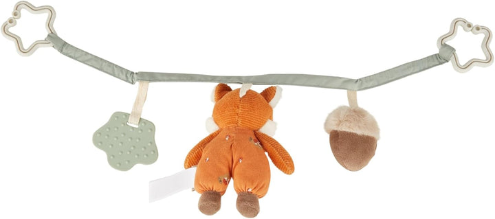Sterntaler Kinderwagenkette Fuchs Filou - Baby Spielzeug mit Rassel & Greifling aus Silikon - Kinder