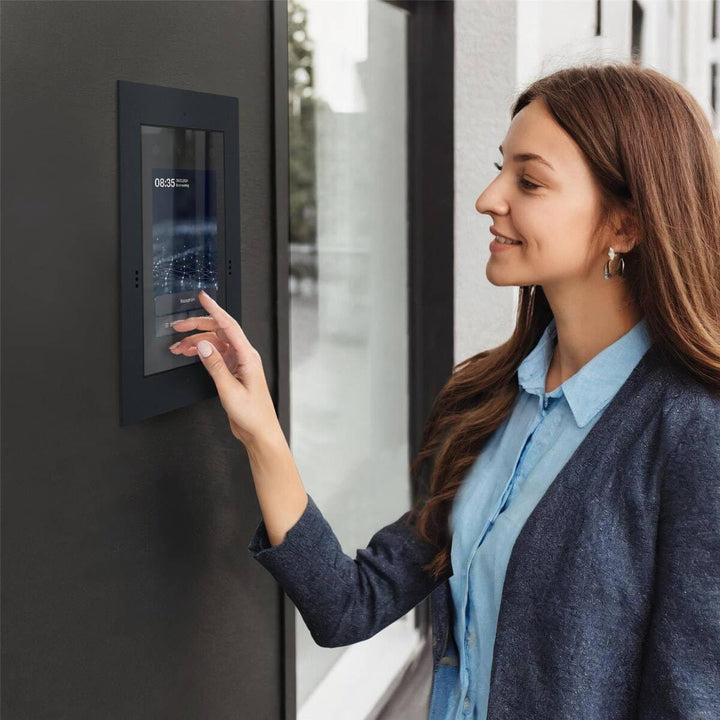 Metzler Türsprechanlage mit Kamera & Gesichtserkennung - Anschluss LAN + 12V DC - 1-500 Parteien - V