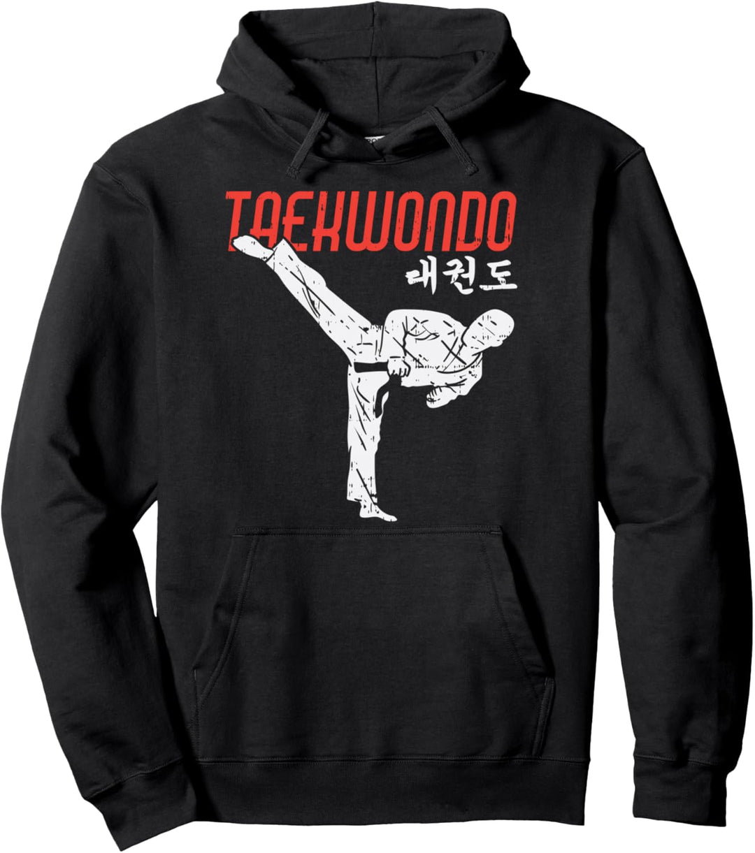 Taekwondo Hangeul Hangul Korean Symbol Martial Arts Gift Pullover Hoodie