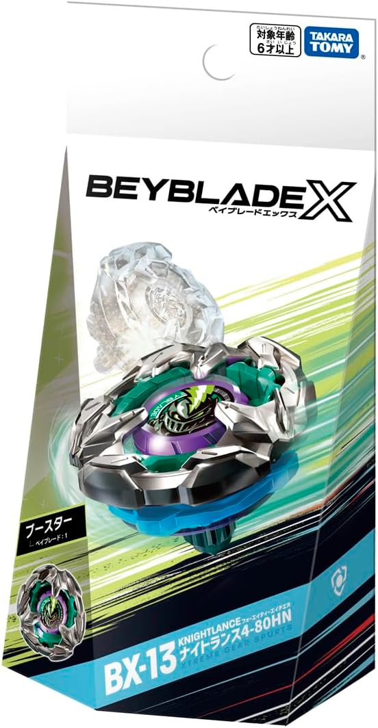 Beyblade X Takara Tomy X BX-13 Booster Night Lance 4-80HN (Japan)