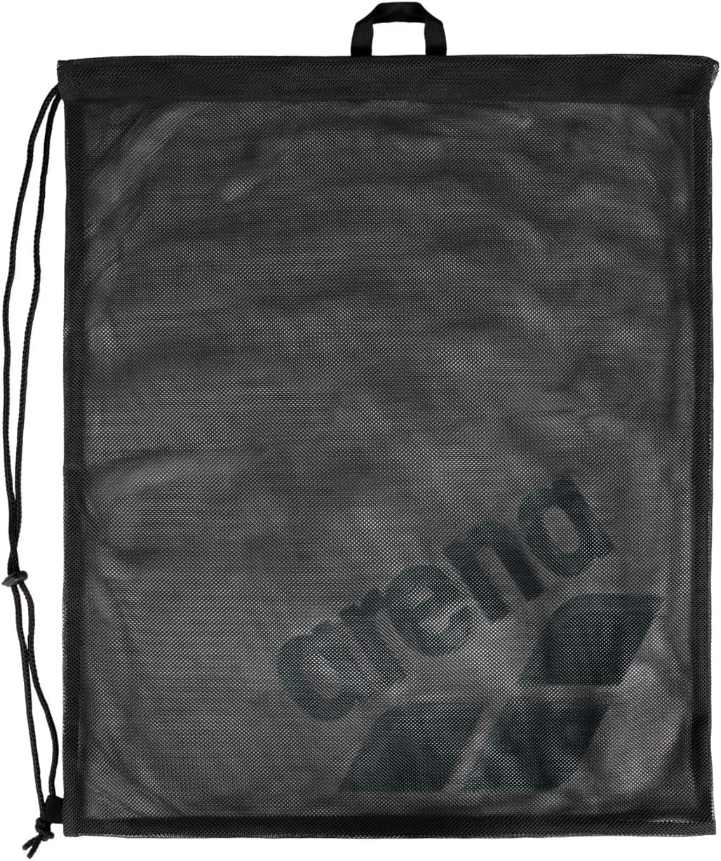 ARENA One Go Pool Mesh Swim Bag 40 Liters Satchel for Equipment Tote Swim Practice Schwarz TU, Schwa