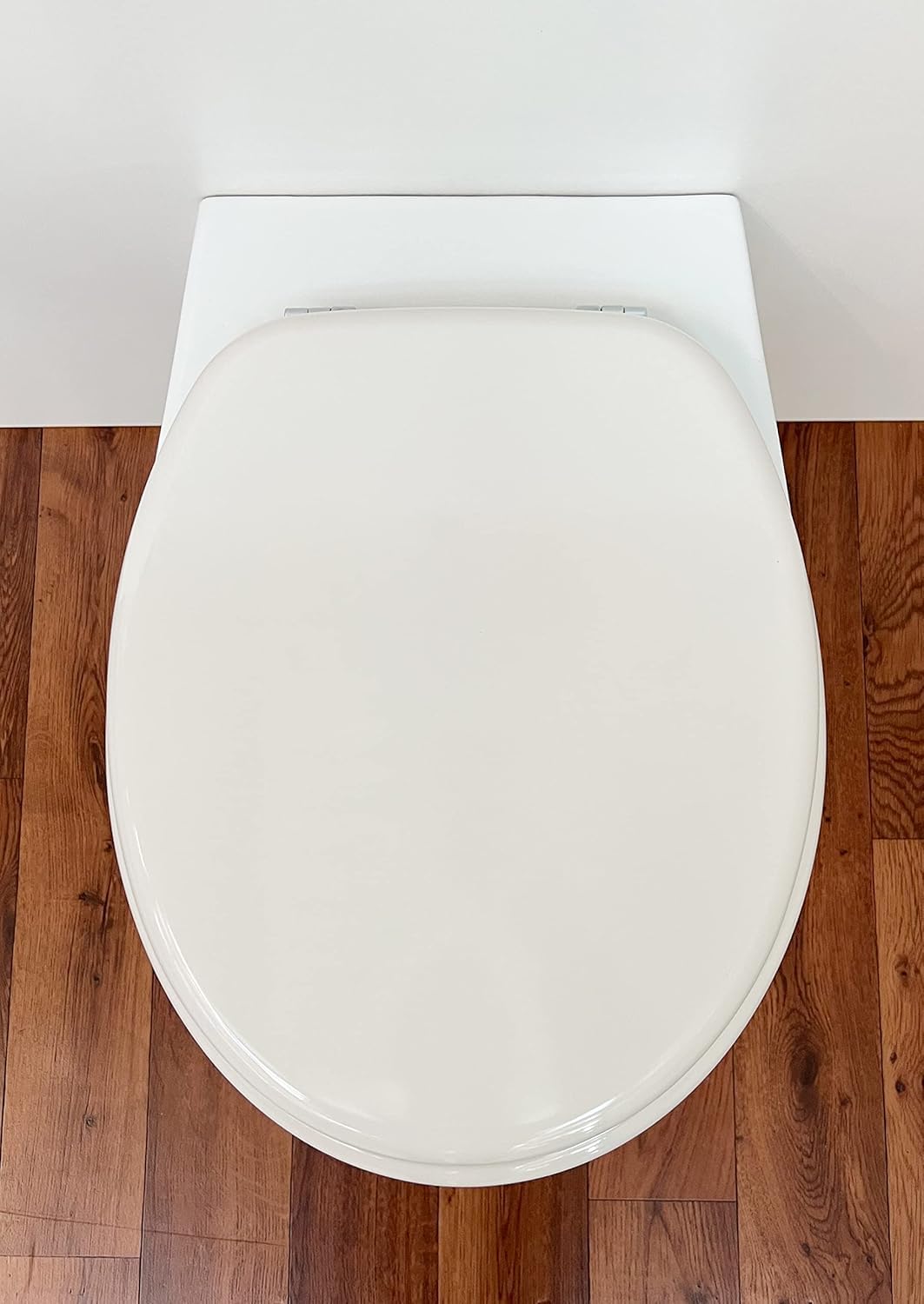 ADOB WC Sitz Klobrille Holzkern Farbe Pergamon extrem stabil, messing verchromte Scharniere, WC-Bril