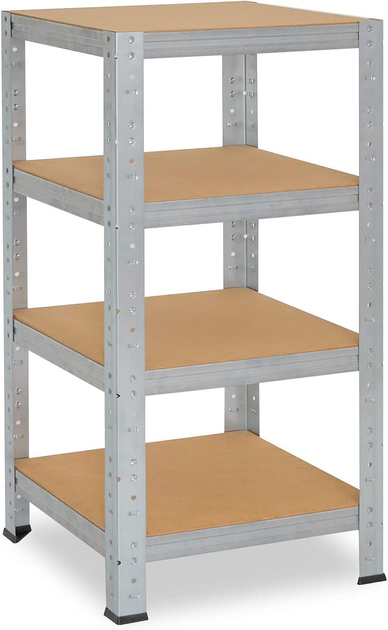 shelfplaza® 100x60x60cm Home Schwerlastregal verzinkt/Metallregal mit 4 Böden/Kellerregal Metall, Ga