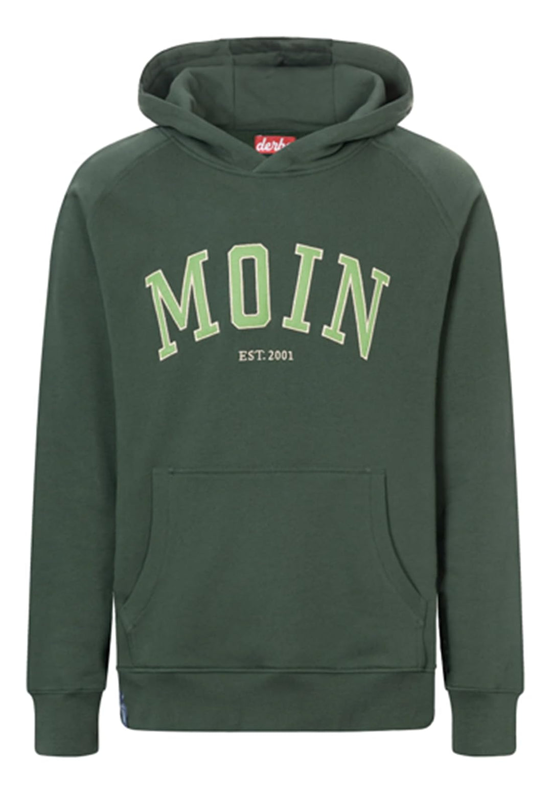 derbe Herren Kapuzenpullover Moin Hoody M Grün, M Grün