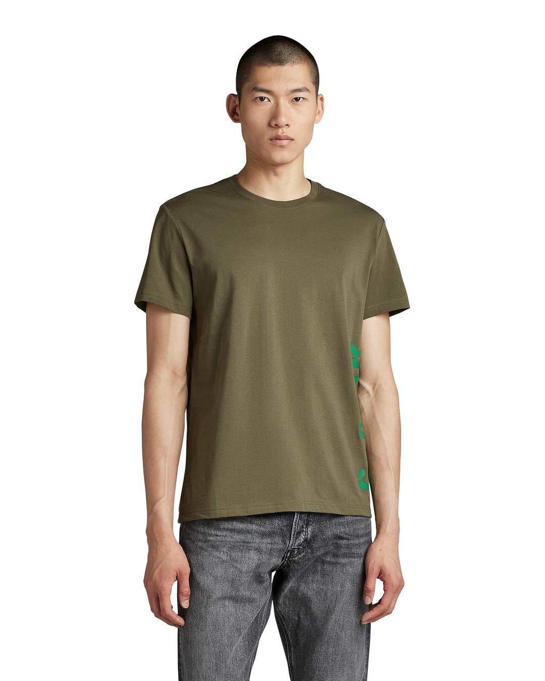 G-STAR Herren Originals T-Shirt XS Grün (Shadow Olive D22780-336-b230), XS Grün (Shadow Olive D