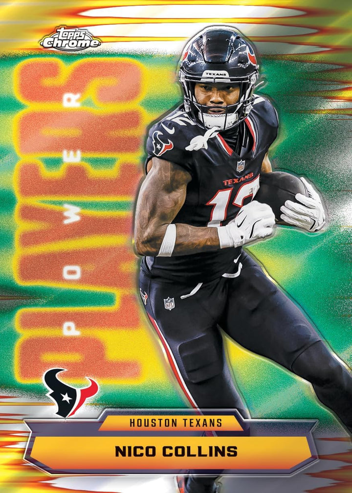 2025 Topps Chrome® Fussball - Vorteilsbox (enthält 4 Karten pro Packung, 7 Packungen pro Box)
