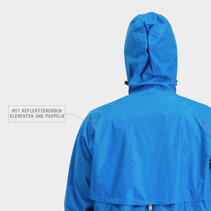 AGU Essential Passat Regenanzug, Regenkleidung Fahrrad Herren &amp; Damen, Wasserdicht &amp; Reflektierend,