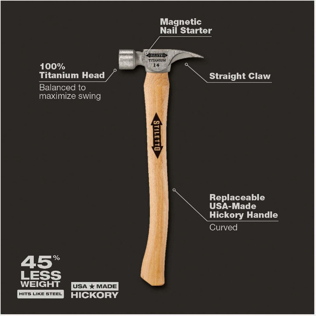 Martillo Puño madera Ti14SC-H18