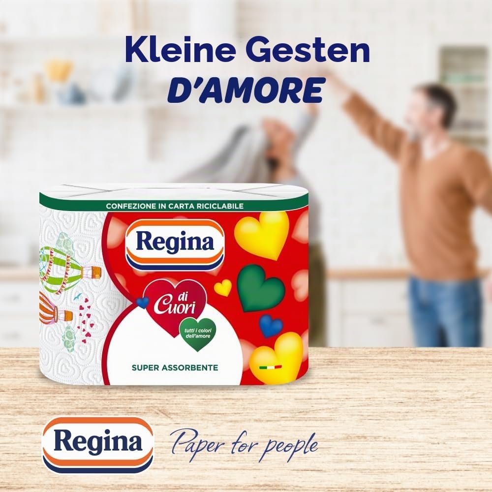 Regina di Cuori Küchenpapier, 30 Rollen 30 stück (1er Pack), 30 stück (1er Pack)