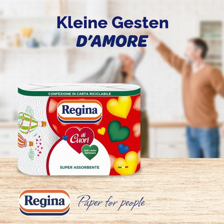 Regina di Cuori Küchenpapier, 30 Rollen 30 stück (1er Pack), 30 stück (1er Pack)