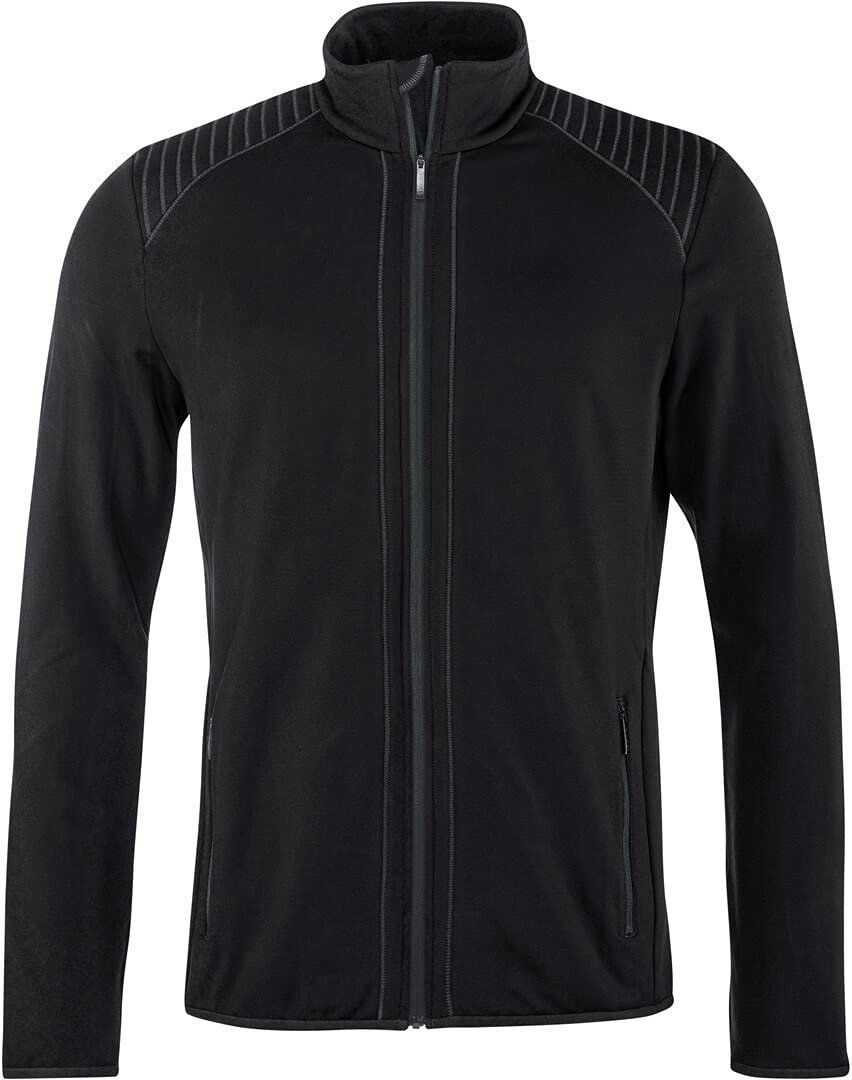 HEAD Herren Jack Midlayer Fz Men Fleecejacke XXL Schwarz, XXL Schwarz