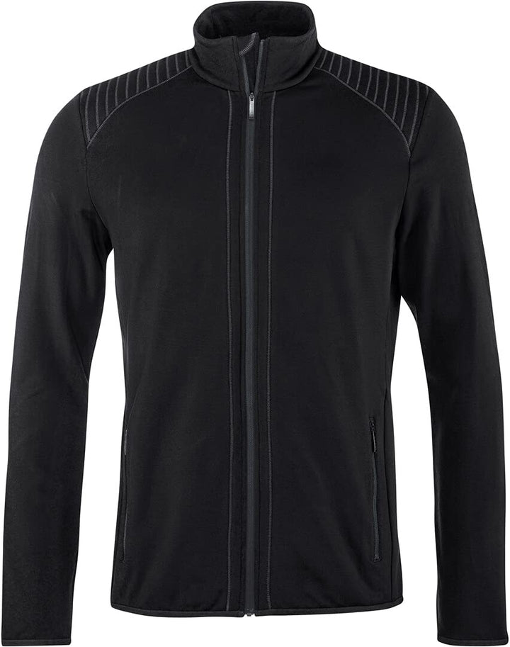 HEAD Herren Jack Midlayer Fz Men Fleecejacke XXL Schwarz, XXL Schwarz