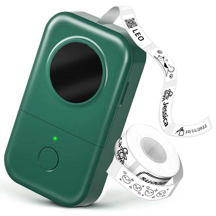 COLORWING D30 Mobiler Bluetooth Beschriftungsgerät, Selbstklebend Etikettiergerät Kompatibel Mit Ios