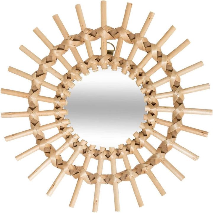 Set aus 3 Spiegeln Sonne - Rattan D 28 cm - Beige - Atmosphera créateur d'intérieur cm Korb, cm Korb