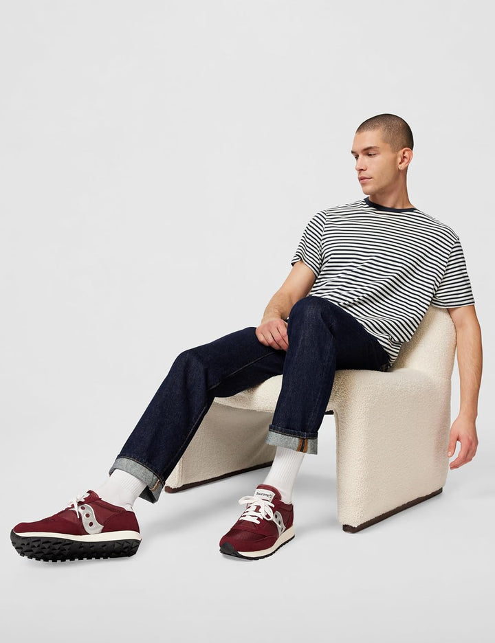 Saucony Jazz Original Vintage Herren Sportschuhe 44 EU Burgundy Silver, 44 EU Burgundy Silver