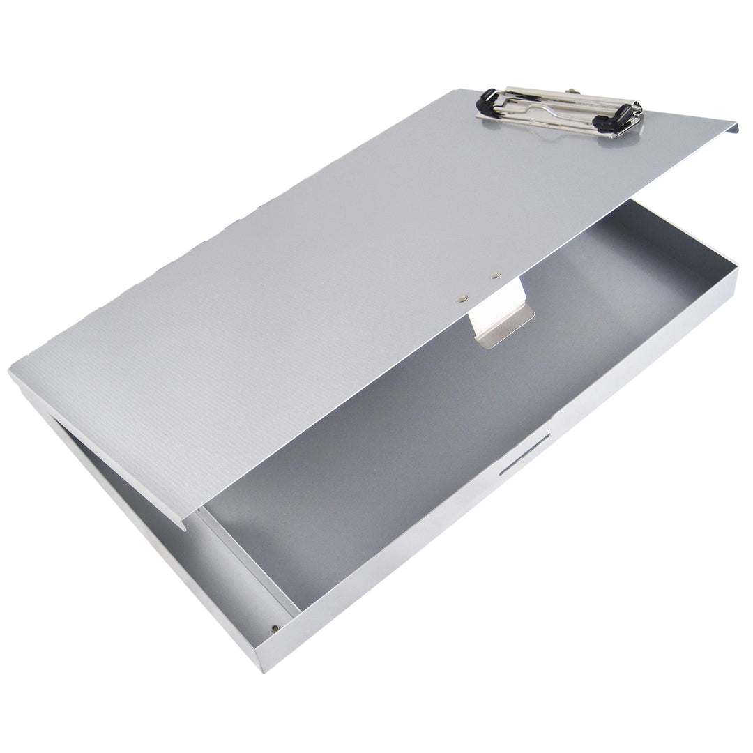 Saunders Tuff-Schreiber-Klemmbrett aus recyceltem Aluminium, Briefgrösse, silberfarben, 1 Klemmbrett