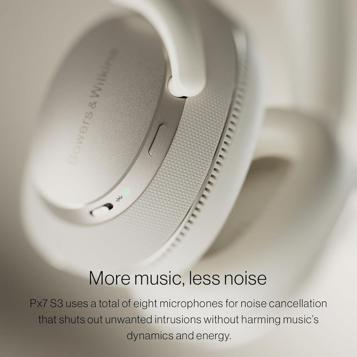 Bowers & Wilkins Px7 S3 Over-Ear-Kopfhörer mit Geräuschunterdrückung, kabellos, aptX™ Lossless, Schn