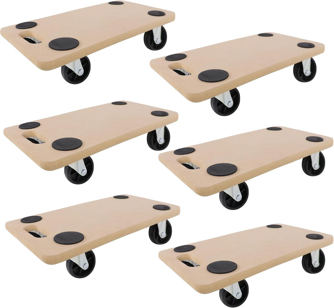 XMTECH Transportroller 580 x 290 mm, 200 kg Maximal Tragkraft, Rollbrett MDF Möbelroller Möbelhund R