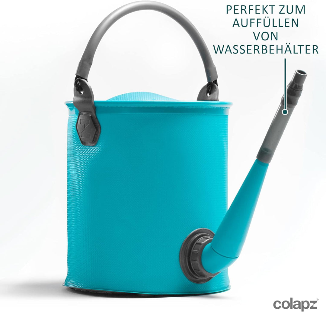 Colapz Faltbare Giesskanne und Eimer für Frischwasser, Campingausrüstung Zelten Festival Praktische
