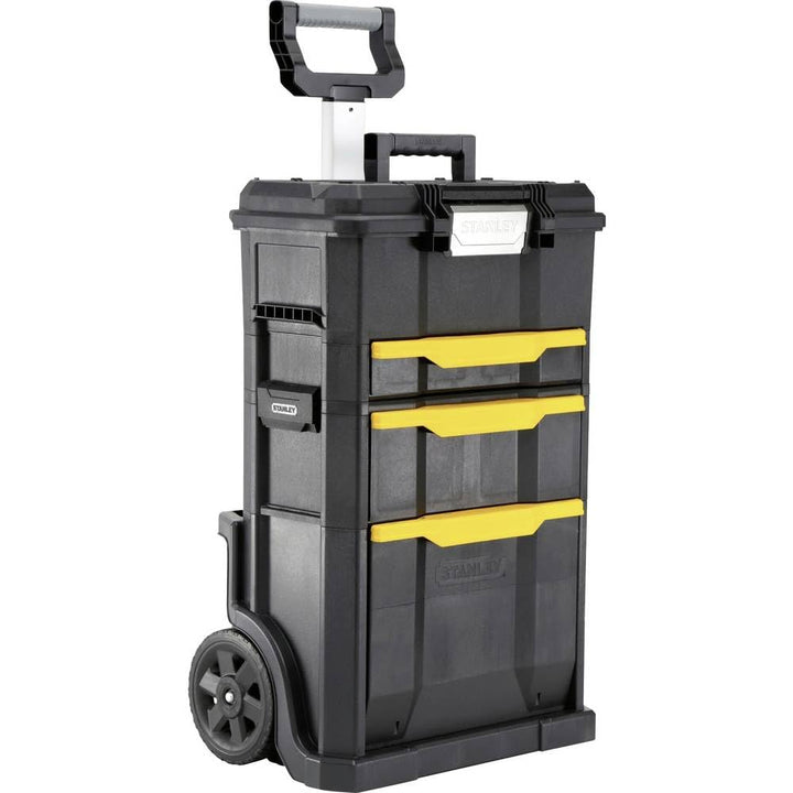 Stanley Rollende Werkstatt (77,8 x 48,8 x 34,8 cm, 2-in-1, modular aufgebaut, drei entnehmbare Werkz
