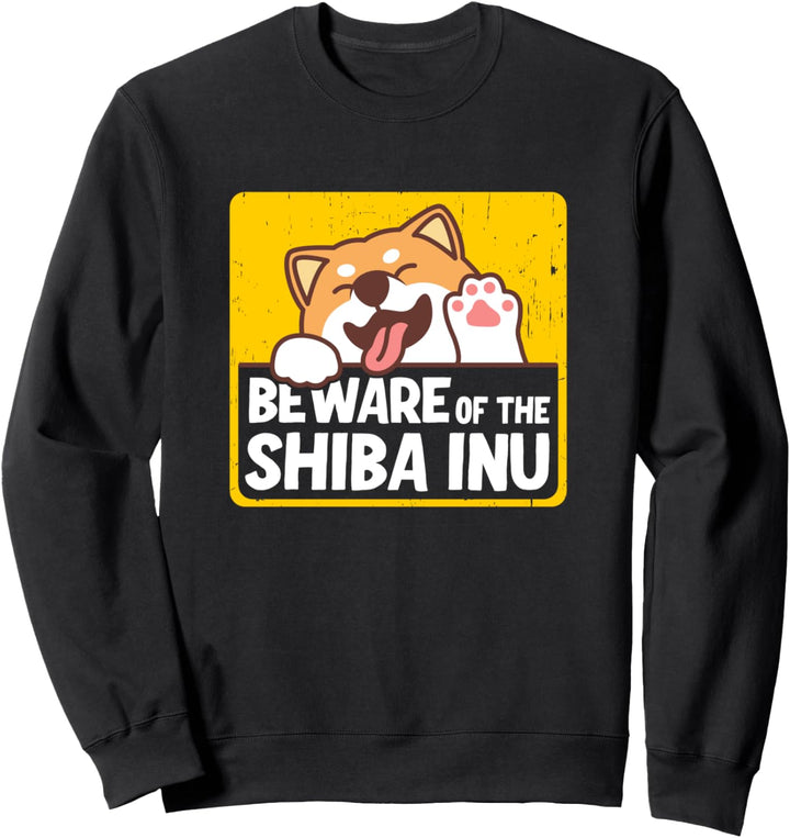 Vorsicht vor dem Shiba Inu Sweatshirt