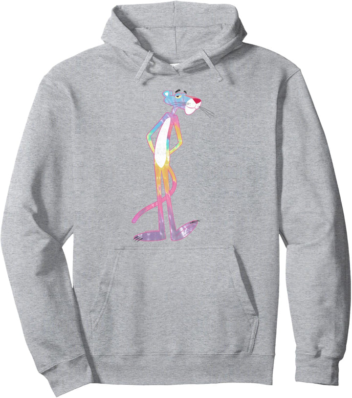 Pink Panther Tie Dye Panther Portrait Pullover Hoodie